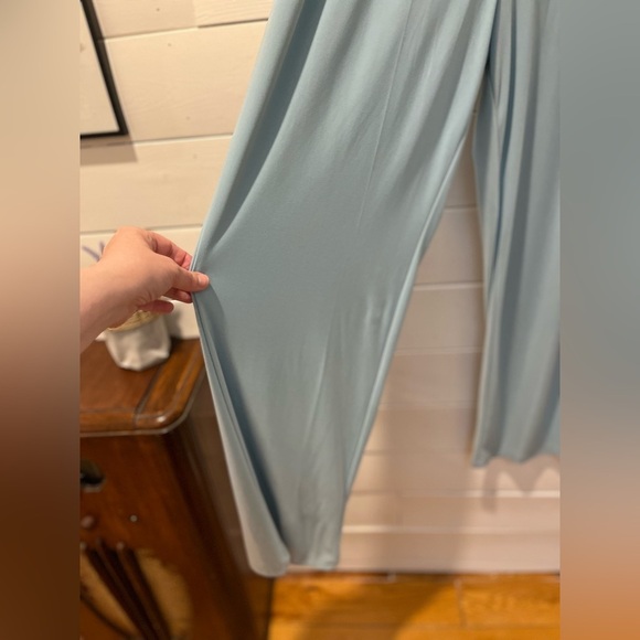 LAURA – Light Blue Stretch Wide-Leg Pants – Size 18 - Picture 6 of 8